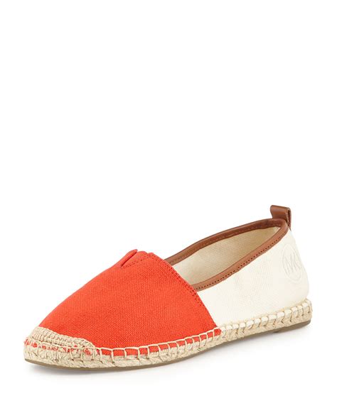 michael kors meg espadrille flat|michael kors slip on flats.